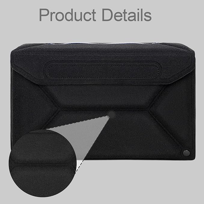 Camera Bag Insert Shockproof Equipment Photography Pouch Protection Portable Outdoor Compartment Padded Inner Case, Black L