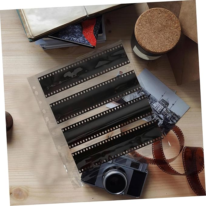 10pcs Negative Sleeves for Film Storage Heavy Duty Document Pouches Photo Protectors for Organizing Negatives and Preserving Memories