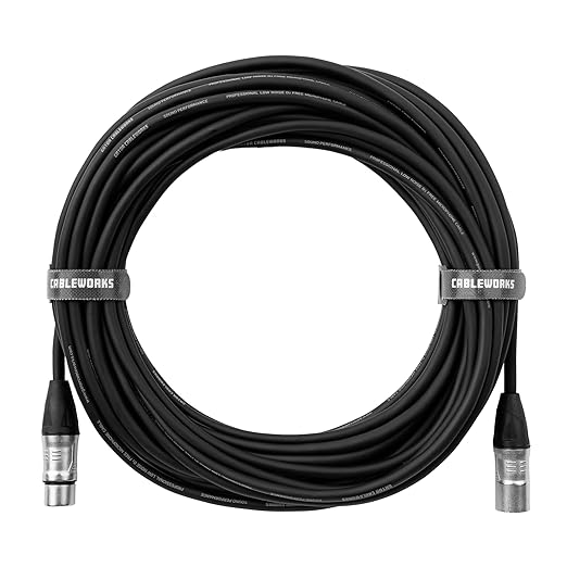 By Gator Cases Backline Series Standard 30 Foot XLR Microphone Cable, (GCWB-XLR-30)