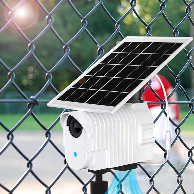 Protective Shade for Mevo Start with Solar Fan, Keep Mevo Start Cam from Overheating During Recording Baseball,Softball and Tennis Games in Summer,Hotter Sun, Faster Cooling
