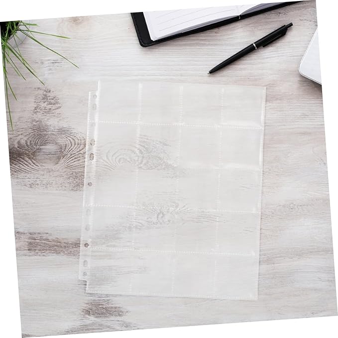 30pcs Film Negative Sleeves Binder Pages Slots Acid Storage Portable Photo Negative Holder for Film Enthusiasts and Professionals