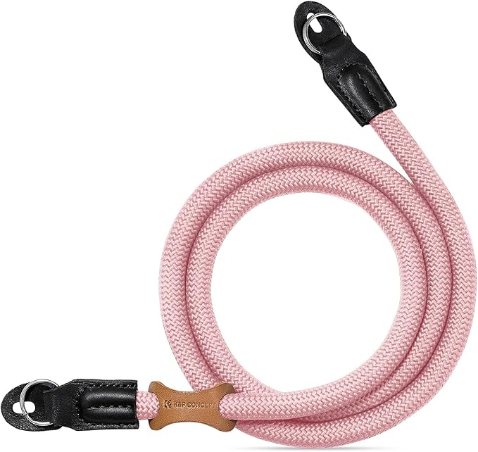 K&F CONCEPT Camera Neck Strap,100cm Nylon Rope Camera Shoulder Strap with O-ring for DSLR Camera