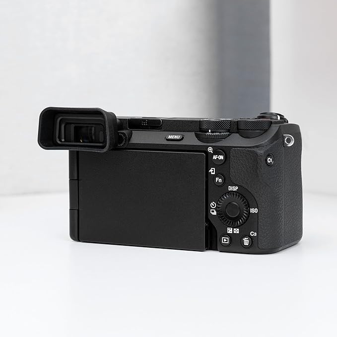 A6700 Eyecup Eye Cup Eyepiece, FDA-EP20 Eyepiece, Upgraded Soft Silicone Eyecup, Replaces Sony FDA-EP20, Custom Fit, Increased Depth Better for Viewfinder Protection, Comfortable to Eyeglass Wearers