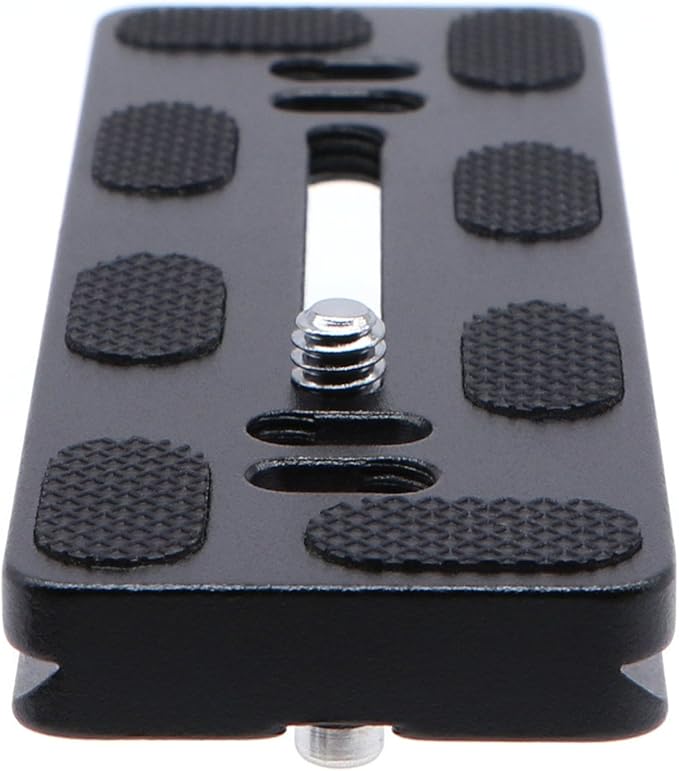 PU-120 120mm Universal Quick Release QR Plate with D-Ring Screw for Tripod Monopod Ball Head DSLR Camera, Arca-Swiss Compatible