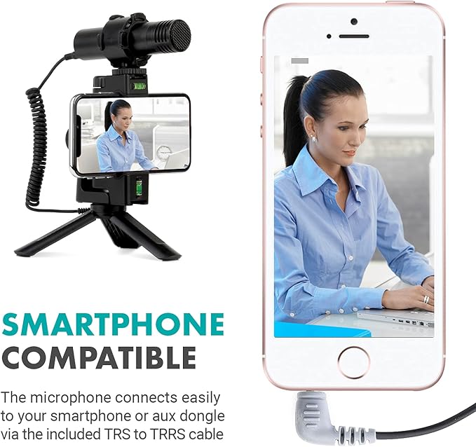 Movo Vlog Kit Bundle for Creators - Phone Rig, Tripod, Microphone - Mobile Video Kit for iPhone and Android - Perfect Smartphone Accessories Kit for Vlogging, Filming, YouTube Recording, and More