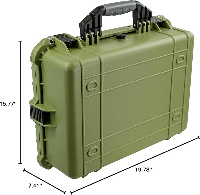 Eylar 20 Inch Protective Large Gun Hard Case Water and Shock Proof With Foam