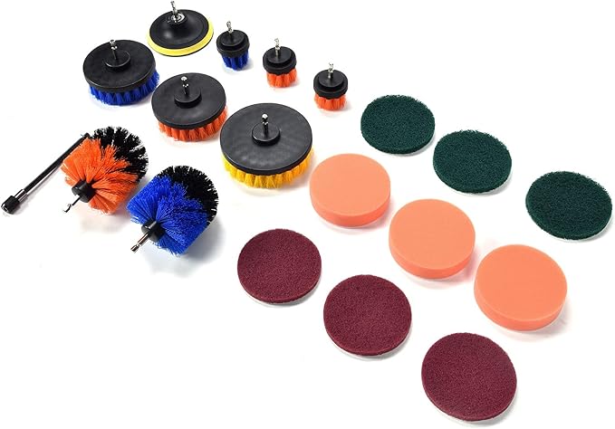 Drill Brush Kit Cleaning Set for Household Nylon Plastic Material