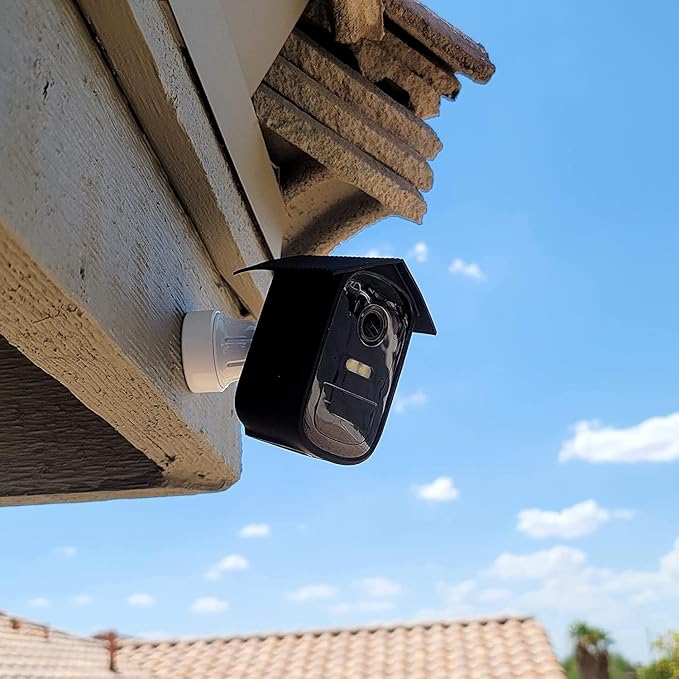Camera Silicone Protective Cover/Case/Skin for eufy Security eufyCam 2C Cam & eufyCam 2C Pro Wireless Home Security Outdoor Camera, Protection Against UV Rays and Rain