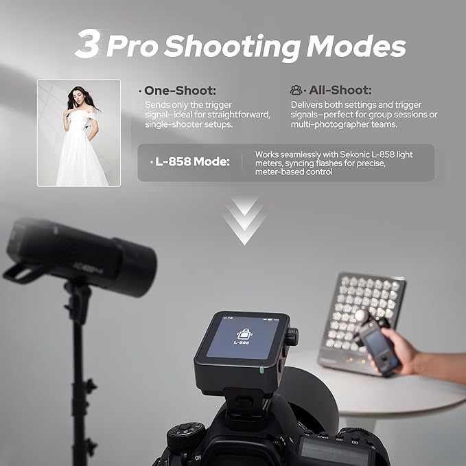 Godox X3 Pro O X3 PRO-O TTL Wireless Flash Trigger for Olympus Camera,2.4GHz LCD Touchscreen Flash Transmitter, Built-in Lithium Battery, Bluetooth APP Control, X3 O Updated Version