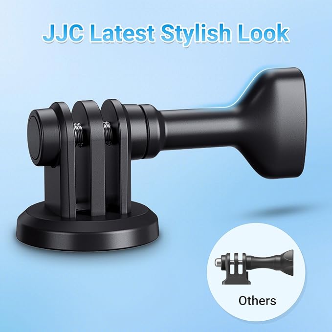 JJC 3-Pack 1/4"-20 Tripod Mount Adapter for GoPro Go Pro Hero 13 12 11 10 9 8 7 6 5, DJI Osmo Action 4 3, AKASO, Insta360 Ace Pro & More Action Cameras on Standard 1/4"-20 Tripod Selfie Stick Monopod