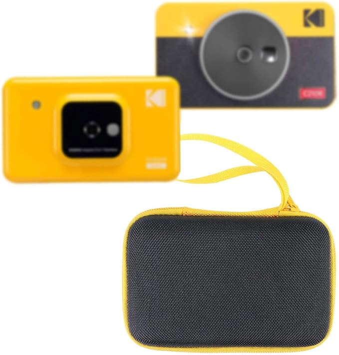 Aenllosi Hard Carrying Case for Kodak Mini Shot 2 Retro/All-New Mini 2 Plus Photo Printer (Black)