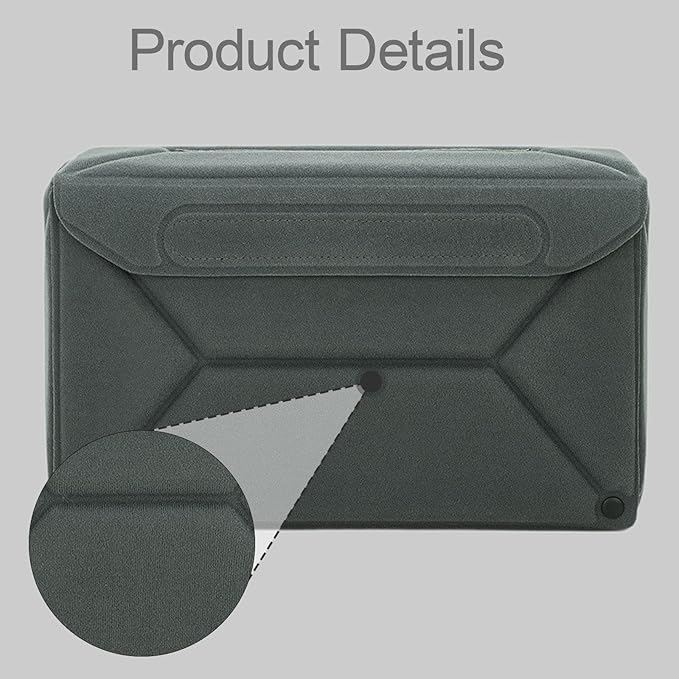 Camera Bag Insert Shockproof Equipment Photography Pouch Protection Portable Outdoor Compartment Padded Inner Case, Grey L