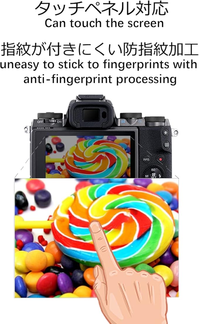 kinokoo Tempered Glass Film for Leica M-Monochrom Crystal Clear Film Leica M Monochrom Screen Protector Bubble-free/Anti-scratch(2 pack)
