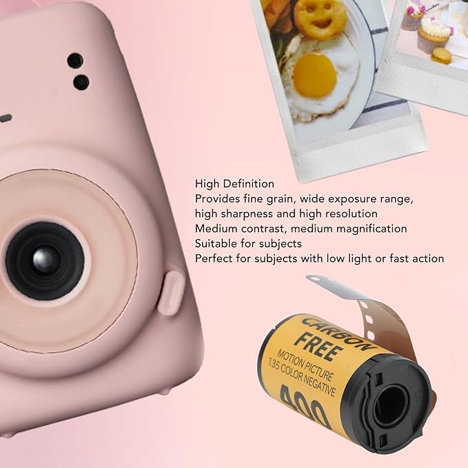 Color Film, ISO 320-400, 35mm Camera Film for 135 Camera, Fine Grain for Low Light or Fast Action, 18 Sheet