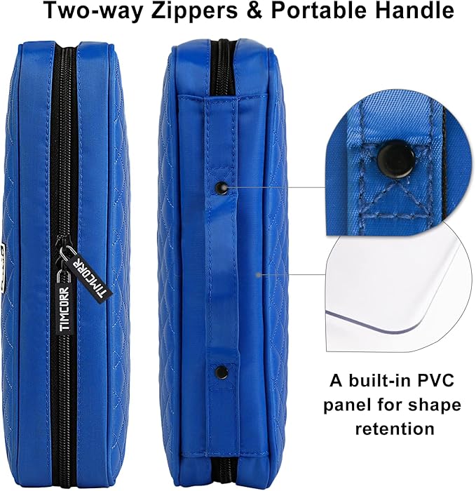 CD Case DVD Holder Storage: 160 Capacity DVD Cases Organizer Portable Wallet Storage - CD Plastic Protective Carrying Binder for Home Travel (Blue)
