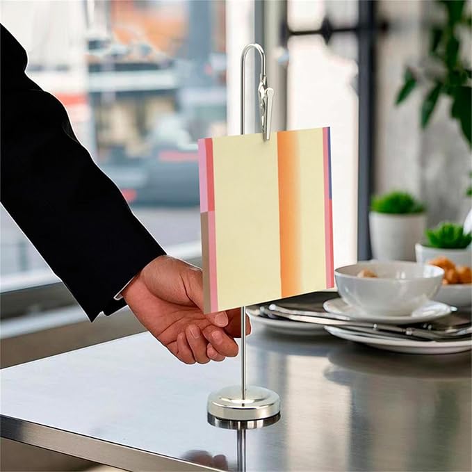 Photo Holder with Clips Note Place Card Photo Stand Memo Clips Place for Cards Name Memo Clip Postcard for Cards