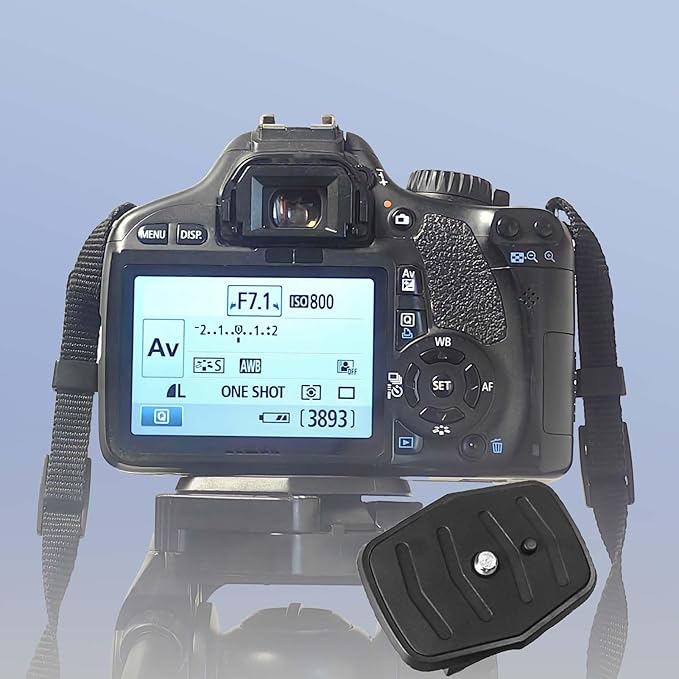 Tripod Quick Release Plate，Secure Locking, Easy to Use for Cameras, DSLRs, and Video Cameras
