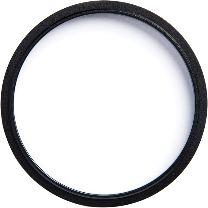 NiSi 55-58mm Pro Step-Up Ring - Threaded Stepping Adapter, 55mm Male Lens Attachment 58mm Female Filter and Accessory Thread - Anodized Aluminum, Matte Black Finish