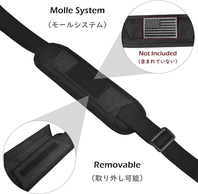 TRIWONDER Bag Shoulder Strap Replacement Adjustable Strap with Padded Metal Hooks for Crossbody Bags Messenger Bags Laptops