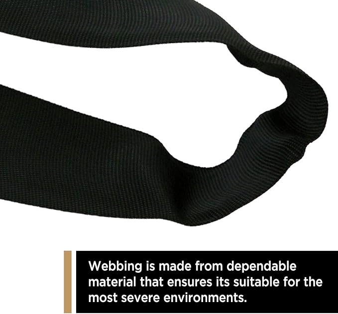 AFP 6’ Concrete Anchor Strap Heavy-Duty w/Loop Ends OSHA/ANSI Compliant 5,000lb (10, 6 FT)