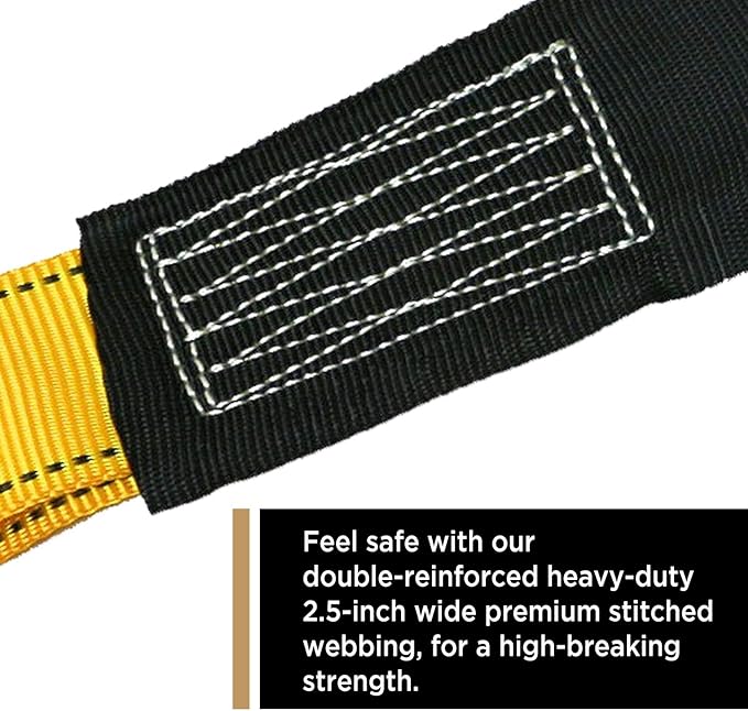 AFP 4’ Concrete Anchor Strap Heavy-Duty w/Loop Ends OSHA/ANSI Compliant 5,000lb (1, 4 FT)