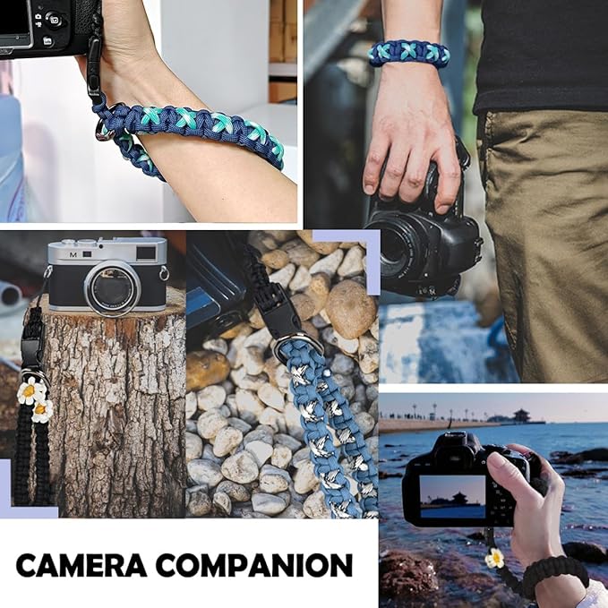 Camera Wrist Strap, Secure & Adjustable DSLR Camera Hand Strap, Sling, Lanyard, Accessories