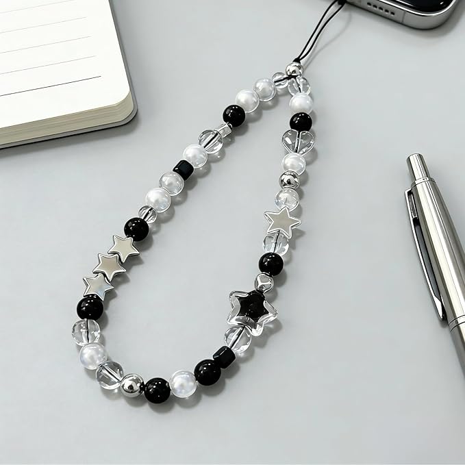 Beaded Camera Wrist Strap Cute Digital Camera Charm Lanyard Phone Charms Strap Beaded Camera Chain for Phone Bag Keychain