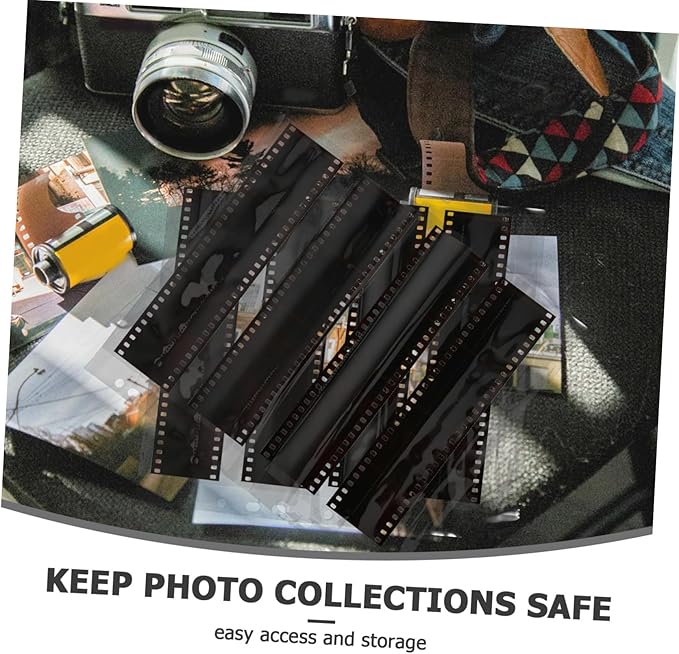 10pcs Film Negative Storage Sleeves Document Bags for of Important Photos and Negatives for Collectors and Family