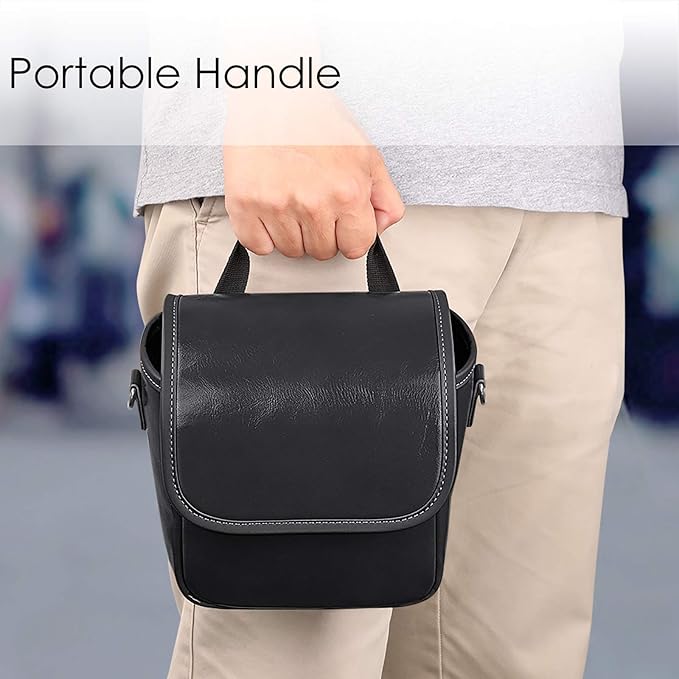 Fintie Camera Bag Compatible with Polaroid Now+ Generation 3/2/1 I-Type, Polaroid Now Gen 3rd/2nd/1st, OneStep 2 VF, I-2 Instant Film Camera Travel Shoulder Case with Adjustable Strap Accessories