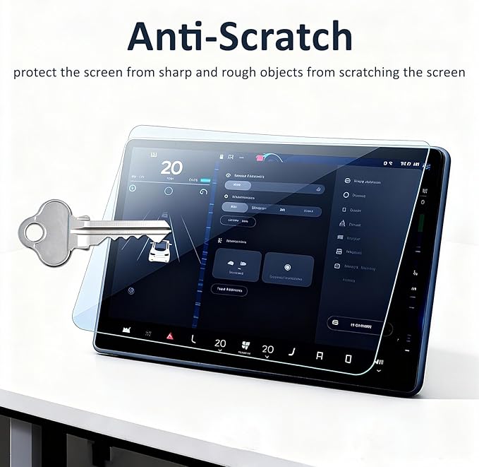 Cut to Fit Screen Protector [2-Pack] 300*202 mm Universal Trimmable Screen Protective Film HD Clear PET Customizable Touchscreen Protection Anti-Scratch Cuttable Film for Tablet, GPS, Navigation, Camera