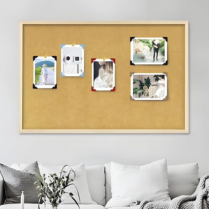 Pine & Linen 288pcs Durable Photos Corners,Photo Corner Stickers Self-Adhesive Mounting Corners, Acid Free Photo Corner for Scrapbooking/DIY Enthusiasts（Multicolor）