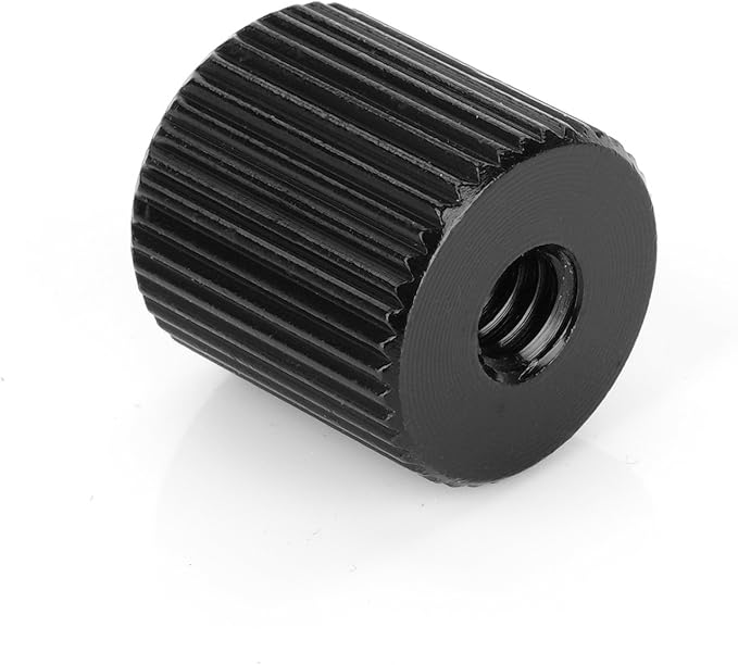 2Pack ChromLives Tripod Nut Barrel Nut Connection Nut with 1/4''-20 Thread Hole for Articulating Magic Arms Tripod Rigs Replacement