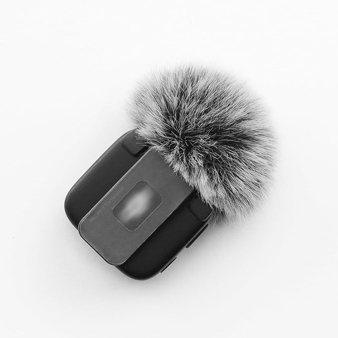 LEFXMOPHY Windscreen for DJI MIC MINI (2024) Wireless Microphone Furry Wind Muff Deadcat Cover (Not for Dji Mic 1 and 2)