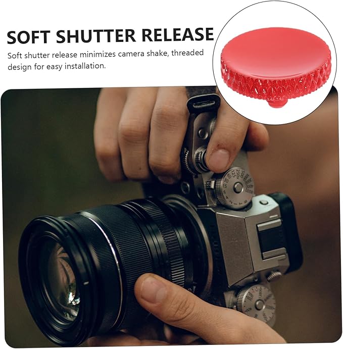 DOITOOL Camera Supply 2pcs Shutter Release Button Made of Durable Aluminum Alloy Fit Multiple Camera Models