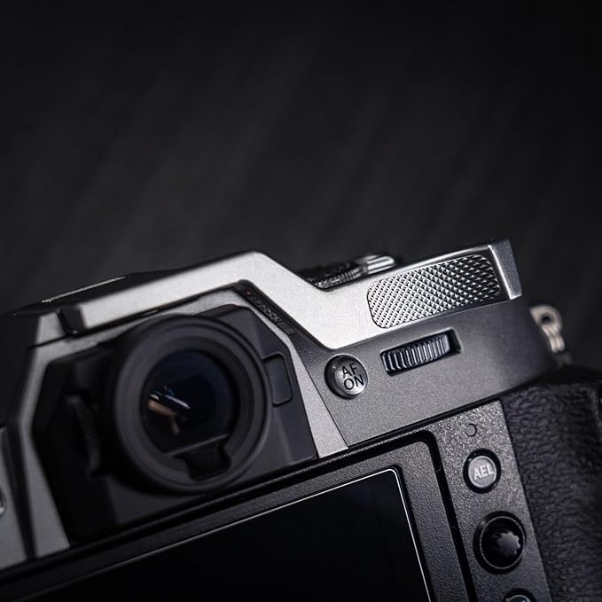 Metal Thumb Up Grip for Fujifilm Fuji X-T50 XT50 Camera, Hot Shoe Thumb Rest Support Grip ，Exclusive Vintage Anti-Slip Pattern, Enhance The camera's Grip Feel (Silver)