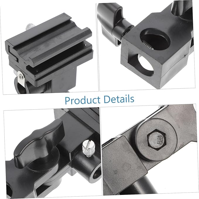 jojofuny Flash Trigger Bracket Light Adapter Tripod Mount for Camera Off-Camera Flash Stand Umbrella Clamp