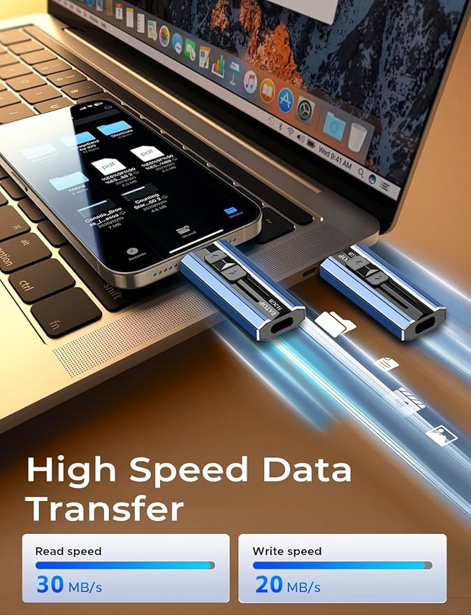 EATOP 512GB Flash Drive Intended for iPhone iPad, Memory Stick Storage for Photos and Videos Backup, Compatible with iPhone iPad Android PC, Plug and Play, No Application Required (Blue)