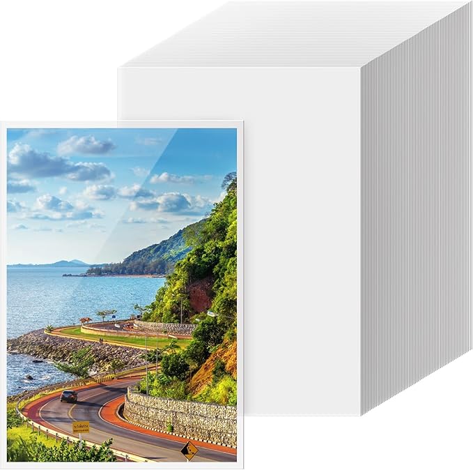 VOKOY 200 Pack 3.5x5 Photo Sleeves, No Holes Archival Quality Sheet Protectors Clear Top Loading Page Protectors Waterproof Soft Plastic Sleeve for Photos Postcards Pictures Art Prints Recipe Cards