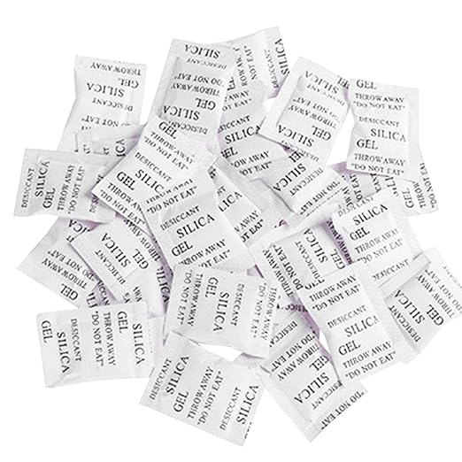 200PCS Premium Transparent Desiccant Packs for Storage, Absorbers for Control Absorbing, Desiccant Dehumidifiers Bags for Electronics, Clothes Shoes, Jewelry, Spices(Color:3 * 4cm)