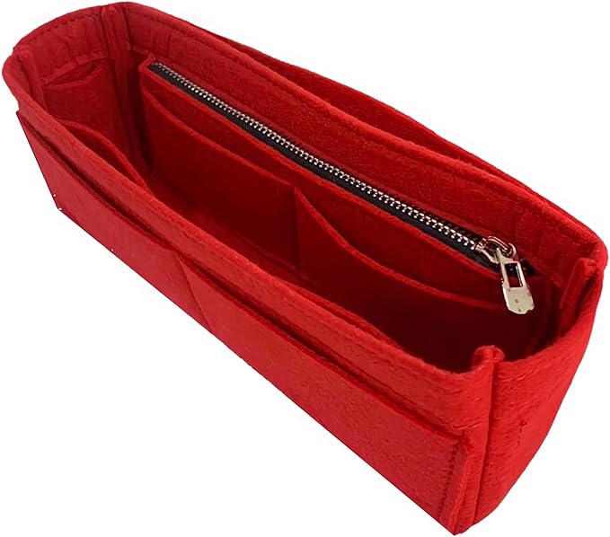 Divitize Premium Purse Organizer compatible with Lou Mini Camera Bag Organizer — Gold Zipper Perfect Fit, Durable Quality Felt, Full Coverage No Bulk, +24 Shades (For Camera Bag, Lime)