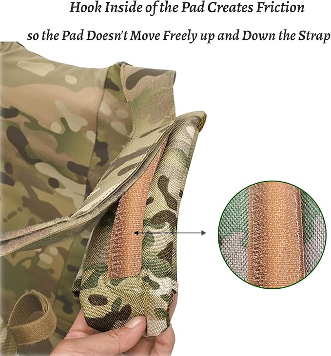 2 Pack Soft Breathable Shoulder Strap Pad guitar strap pad Tactical Vest Shoulder Pad,Mesh Pads with Tactical Gear