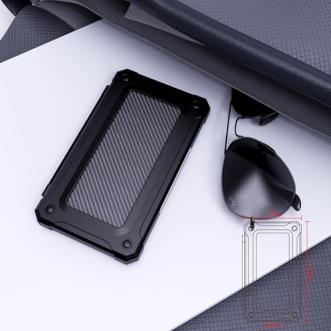 Memory Card Case with 40 Slots for 20 Micro SD SDXC SDHC TF Cards and 20 SD SDXC SDHC Cards,Anyskill SD Card Holde Features a Portable and Compact Design for Easy to Carry
