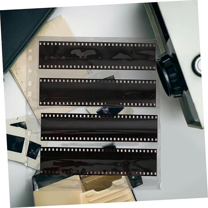 10pcs Document Pouch for Negative Film Storage Heavy Duty Page Protectors for Archival Photos Dustproof and Space-Saving Design for Collectors and Enthusiasts
