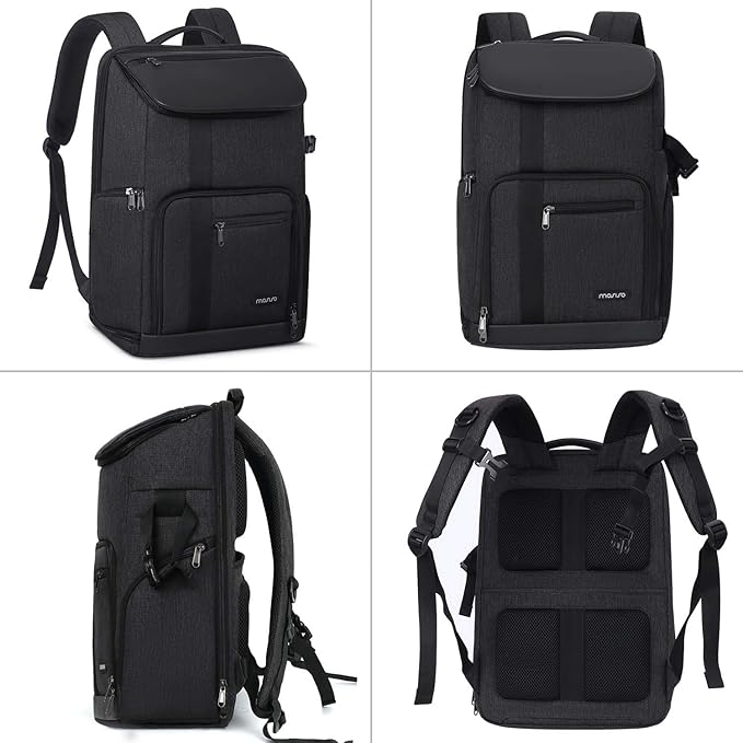 MOSISO Camera Backpack, DSLR/SLR/Mirrorless Large Men/Women Photography Camera Bag Case with 17.3 inch Laptop Compartment&Tripod Holder&Rain Cover Compatible with Canon/Nikon/Fuji/Laptop, Space Gray