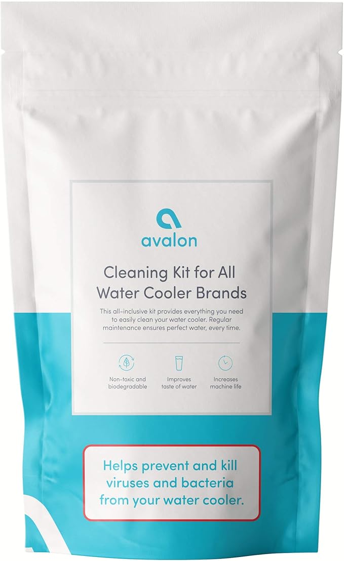 Avalon All-Inclusive Cleaning Kit for All Branded Water Coolers, Removes Mineral Buildup and Limescale