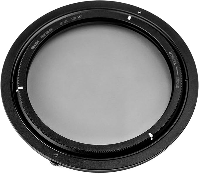 NiSi, V7 Advance Kit - 100mm Square Filter Holder, 82mm Ring, True Color CPL, 3 Adapter Rings with 3-Stop Medium and Reverse GND Filter & 6 and 10-Stop ND Filters - Camera Accessories for Photography