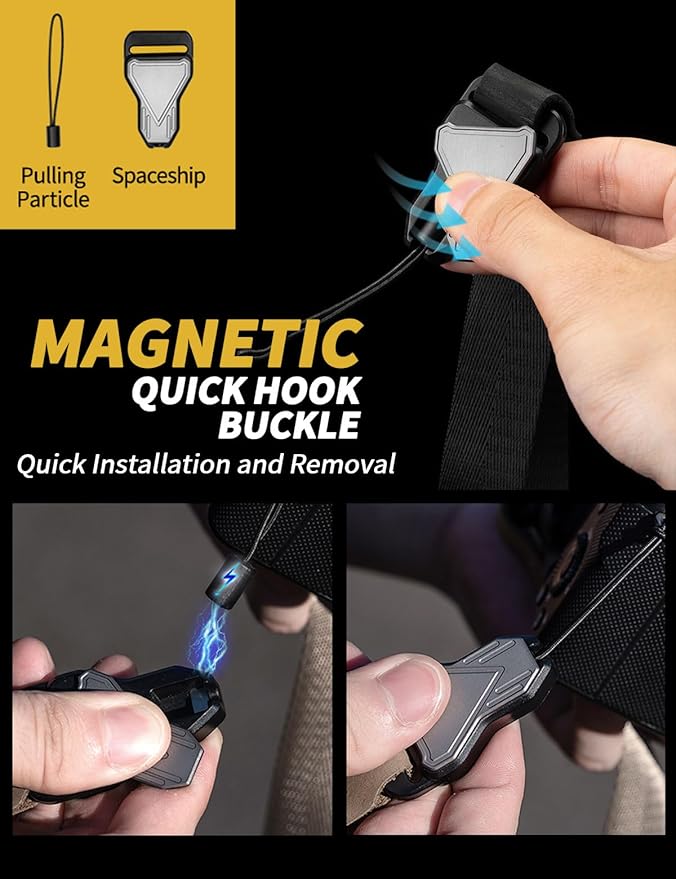 Adjustable Camera Strap with Quick Release,Sling,Neck,Wrist,Shoulder Strap for Photographers for DSLR SLR