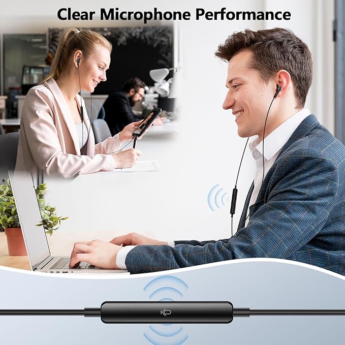 iMangoo for Apple/Android Wired Headphones USB C Earbuds HiFi Sound Earphones with DAC Chip with Microphone for iPhone 17 Air 16 15 Pro Max, Type C Ear Buds USBC Headset for Samsung S26 S25 S24 Black