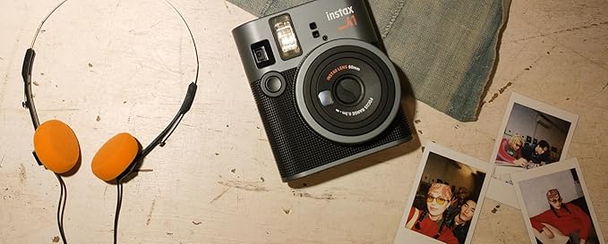 FujiFilm Instax Mini 41 Instant Camera Bundle with Fuji Instax-Instant-mini Film Value Pack (40 Sheets) + Photo Album – 64 Pockets + Protective Case + More