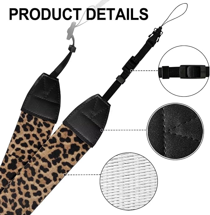 GLENLCWE Camera Strap, Camera Strap for Photographers Neck Strap Replacement Fit Most Cameras